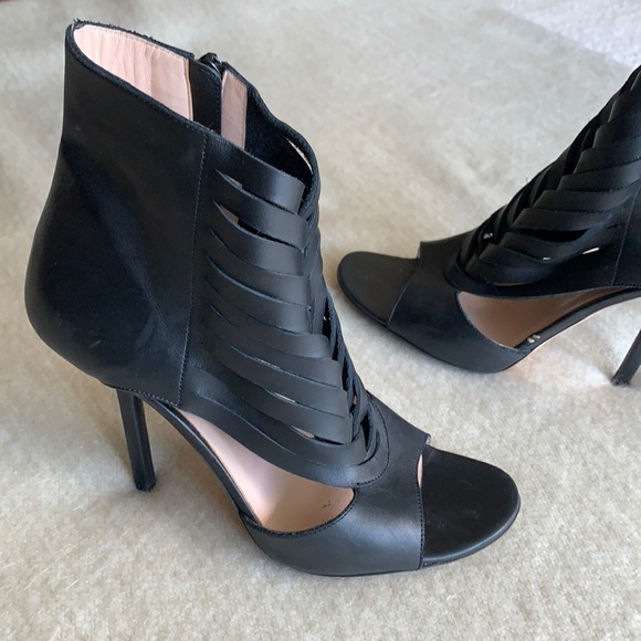 Jean Paul Gaultier Shoes - Jean Paul Gaultier black leather heels
